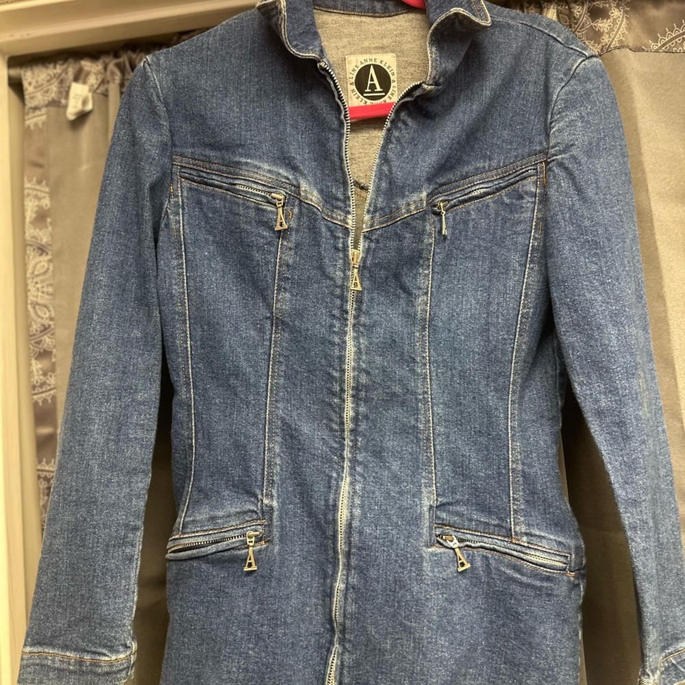 Denim Zip-Up Jacket